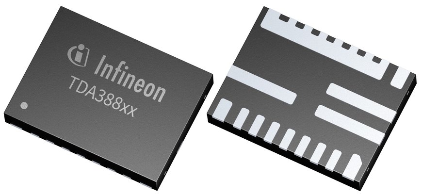 Infineon präsentiert 12 A und 20 A Synchron-Buck-Reglerfamilie mit schneller COT-Architektur für DC-DC-POL-Anwendungen